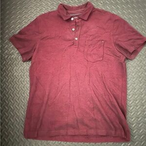Burgundy polo